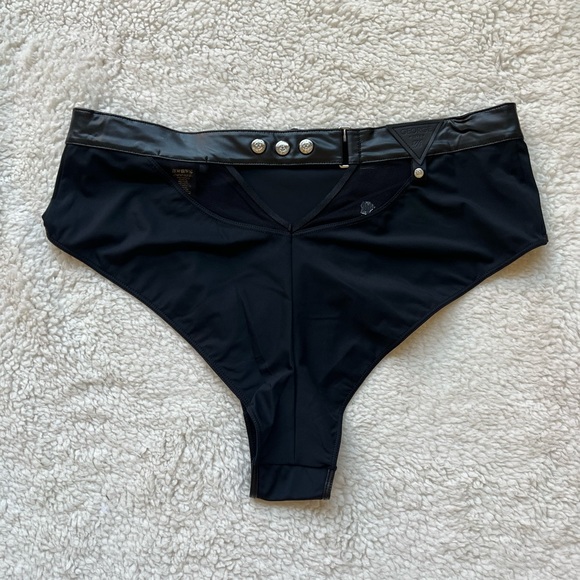 Honey Birdette George Black Brief Platinum Collection Luxury Bondage Lingerie - Picture 4 of 7